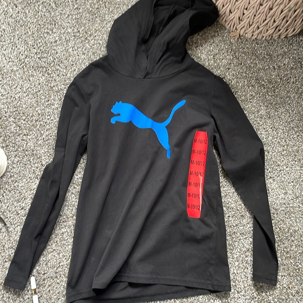 Boys puma long sleeve shirt nwt